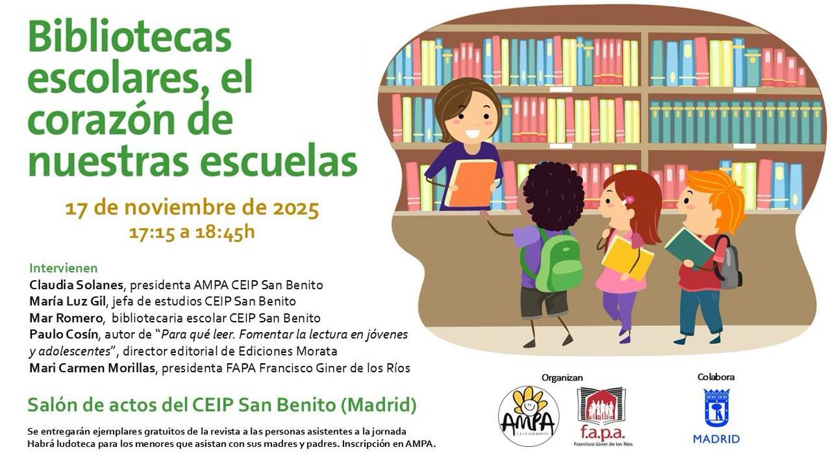 Mesa redonda sobre bibliotecas escolares